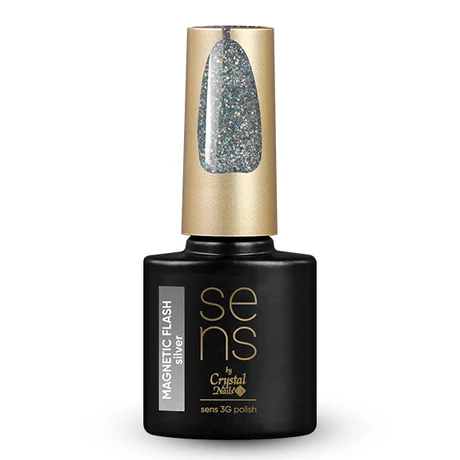 CN SENS 3G polish Magnetic Flash géllakk 4 ml - Silver
