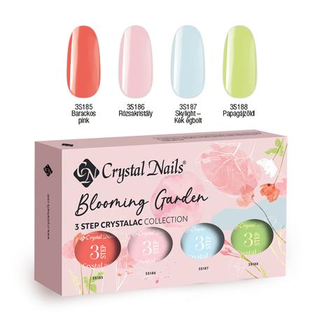 CN Blooming garden 3 STEP CrystaLac készlet (4x4ml)
