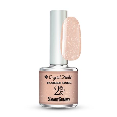 CN 2S SmartGummy Rubber base gel - Nr8 Shimmer Peach 8ml