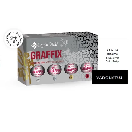 CN Graffix Poking Hema Free Gel készlet - 4x4ml
