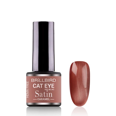 BB Cat Eye Satin Hema Free Géllakk 4 ml - Caramel