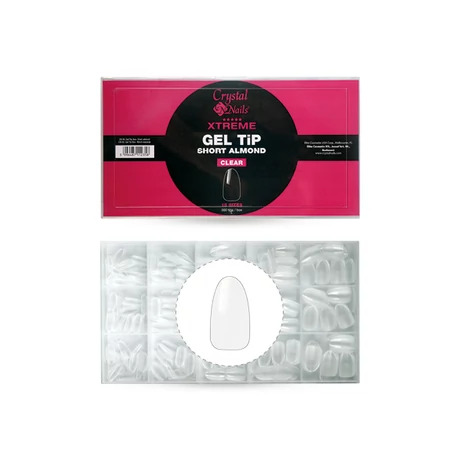 CN Xtreme Gel Tip Box - Rövid mandula 