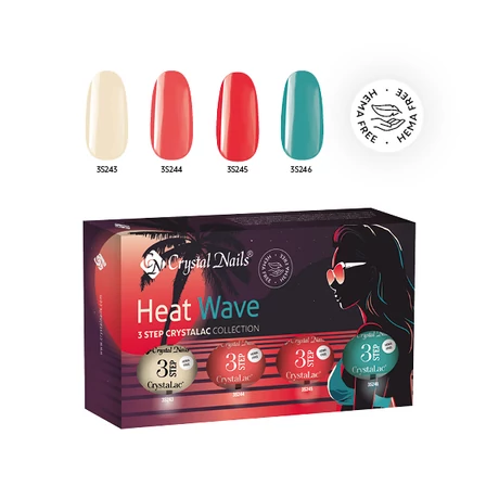 CN Heat Wave 3S Hema Free Crystalac (géllakk) készlet