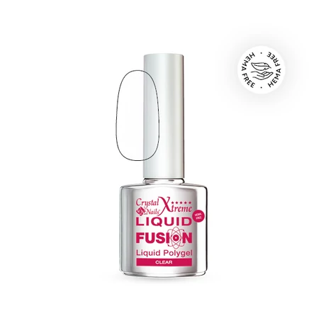 CN Liquid Fusion (Ecsetes építőzselé) 8 ml - Clear