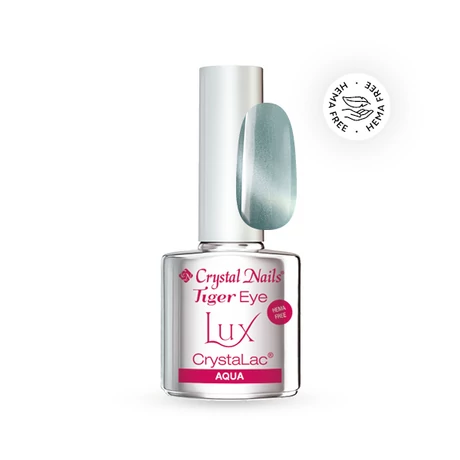 CN Hema Free Tiger Eye Lux Crystalac (géllakk) 4 ml - Aqua 