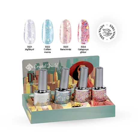 CN Diva Collection 3S Hema Free Crystalac (géllakk) készlet