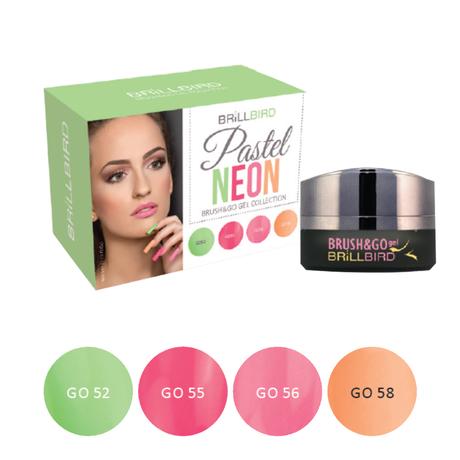 BB Pastel Neon Brush&Go Színes zselé Készlet