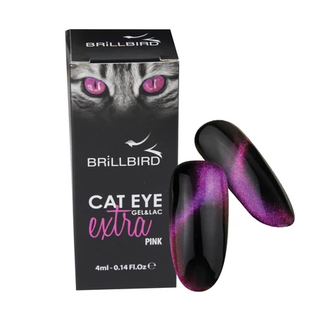 BB Hema Free Cat Eye Géllakk 4 ml - Pink
