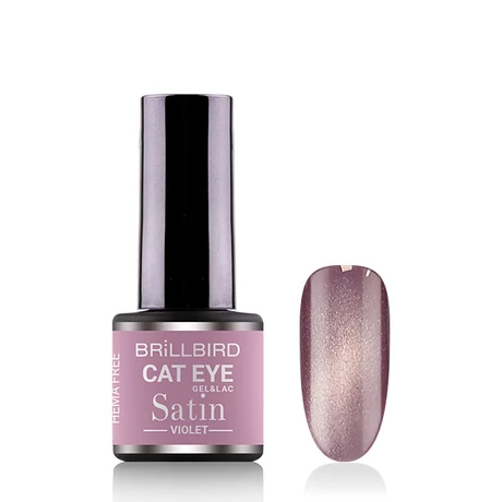 BB Hema Free Cat Eye Satin Géllakk 4 ml - Violet