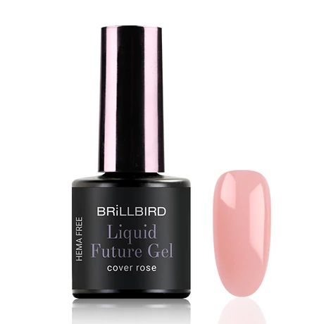 BB Liquid Future Polygel (Ecsetes építőzselé) 8 ml - Cover Rose
