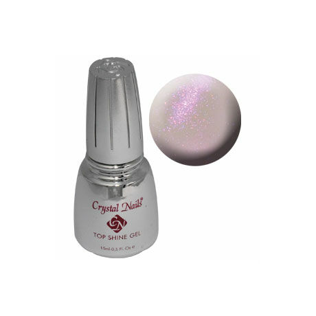 CN Top Shine (Csillámos fényzselé) 15 ml - Diamond Violet