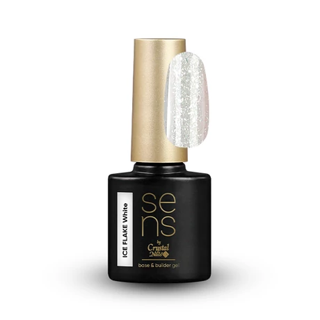 CN SENS Ice Flake Base Gel (Alapozó zselé) 10 ml - White THF