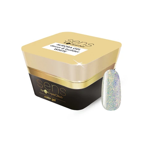 CN SENS Aurora Díszítő és Építőzselé 5 ml - White