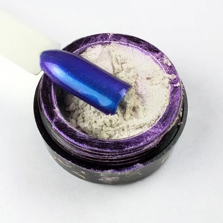 Dísz- Pigment króm Velvet Blue dejavu