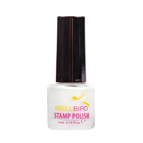 BB Stamp polish - white dejavu