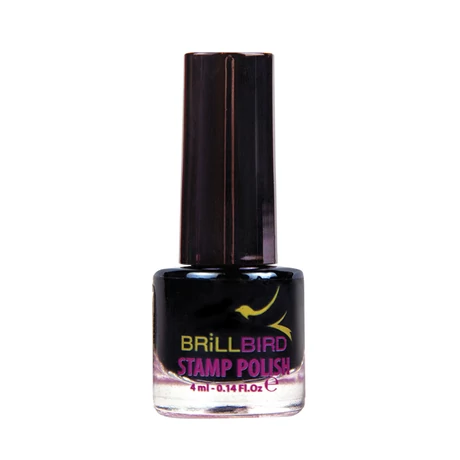 BB Stamp polish - black dejavu