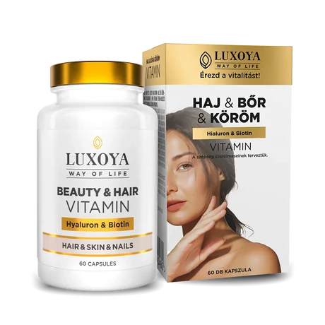 Luxoya Beauty & Hair Vitamin (Haj- Bőr és Köröm vitamin) - 60 db