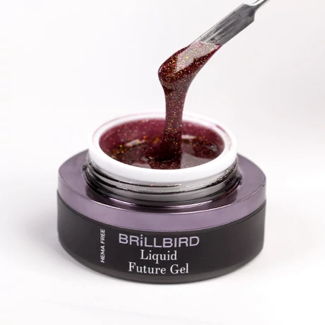 BB Hema Free Liquid Future Polygel (Tégelyes építőzselé) 15 ml - Burgundy