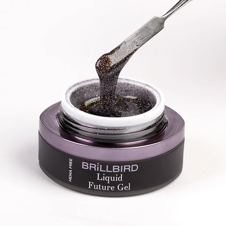 BB Hema Free Liquid Future Polygel (Tégelyes építőzselé) 15 ml - Midnight