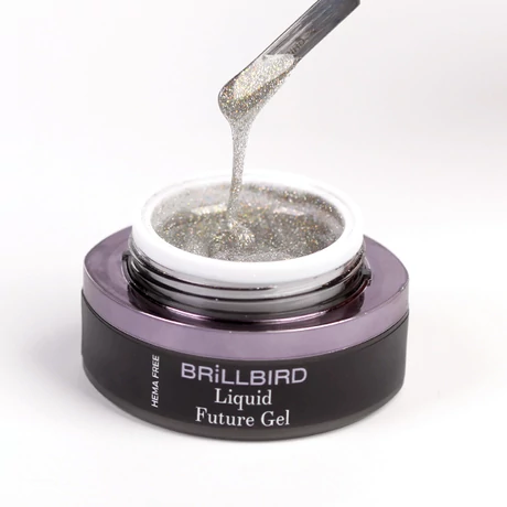 BB Hema Free Liquid Future Polygel (Tégelyes építőzselé) 15 ml - Silver