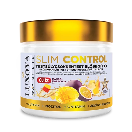Luxoya Slim Control (Testsúlycsökkentést elősegítő italpor) 300 g - Mangó-Maracuja