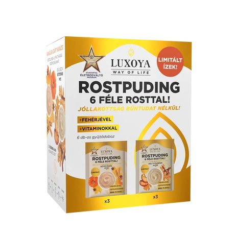 Luxoya Rostpuding Kóstolócsomag 6x25 g - Limitált téli ízekkel