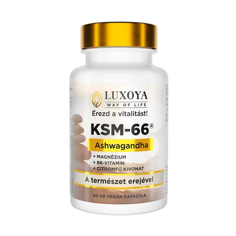 Luxoya KSM-66 Ashwagandha Étrend-kiegészítő Kapszula 60 db