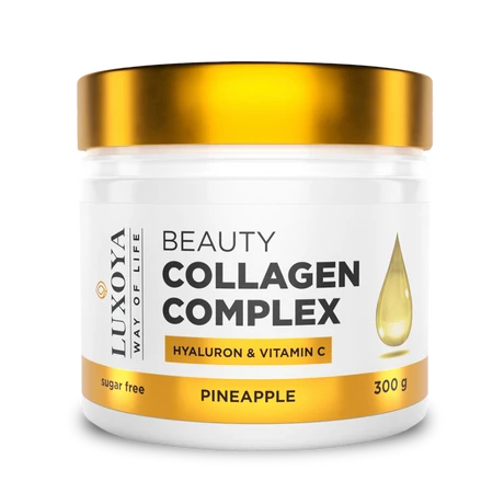 Luxoya Beauty Collagen Complex (Kollagén italpor) 300 g - Ananász ízű