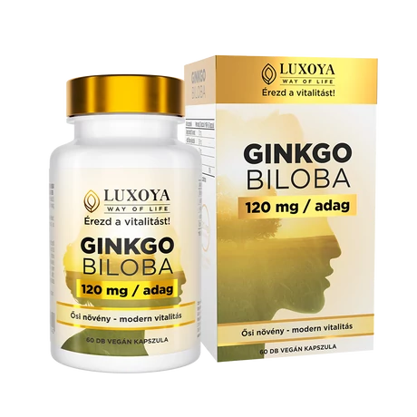 Luxoya Ginkgo Biloba Étrend-kiegészítő kapszula 60 db
