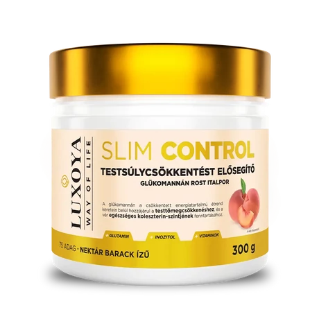 Luxoya Slim Control (Testsúlycsökkentést elősegítő italpor) 300 g - Őszibarack