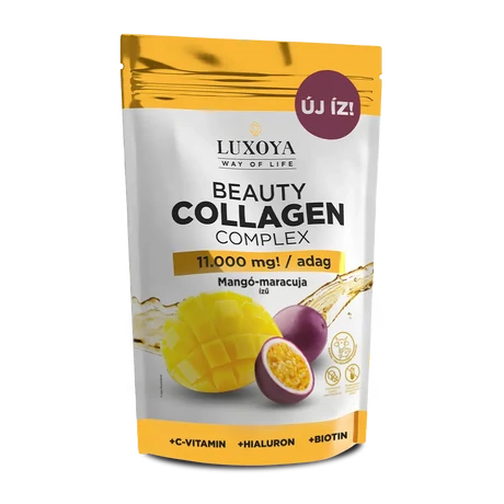Luxoya Beauty Collagen Complex (Kollagén italpor) 300 g - Mangó-maracuja ízű