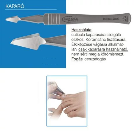 Szilágyi Pedikűr Rozsdamentes Pedikűr Kaparó