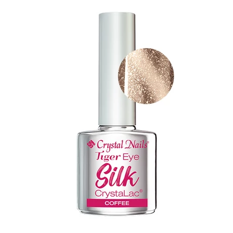 CN Tiger Eye Silk Géllakk 4 ml - Coffee