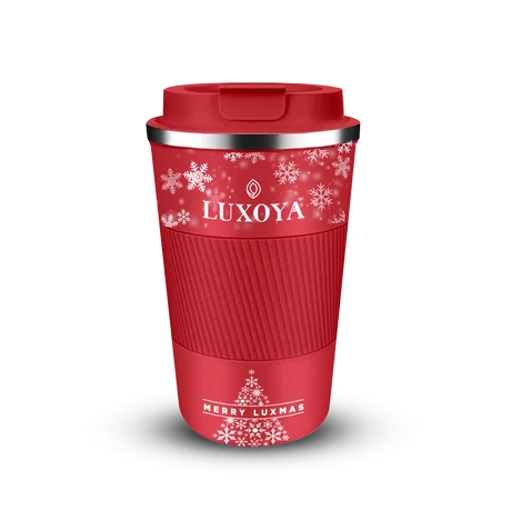 Luxoya Hőtartó pohár - Karácsonyi piros