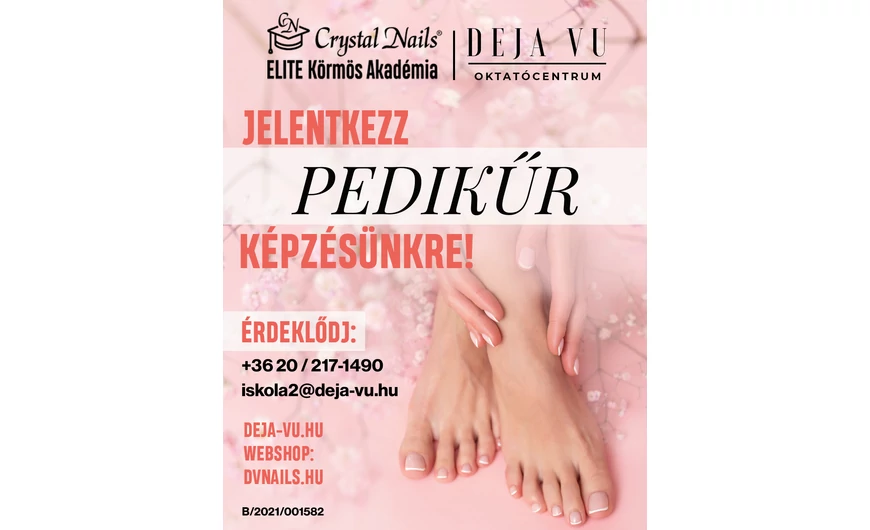 Jelentkezz Pedikűr képzésünkre!