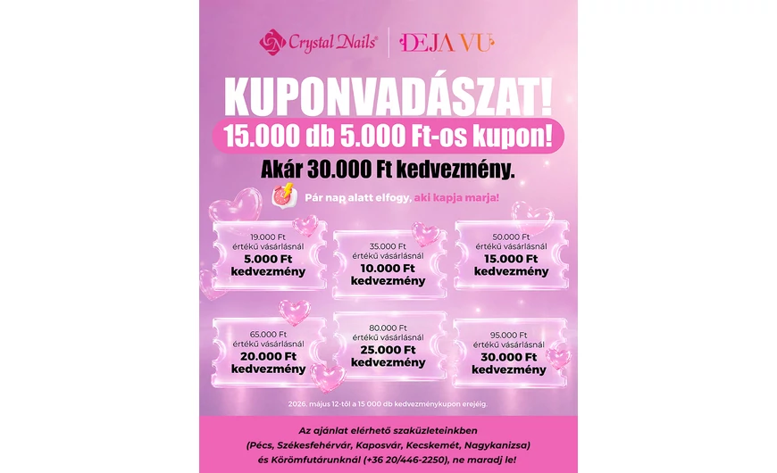 Crystal Nails KUPONVADÁSZAT! 