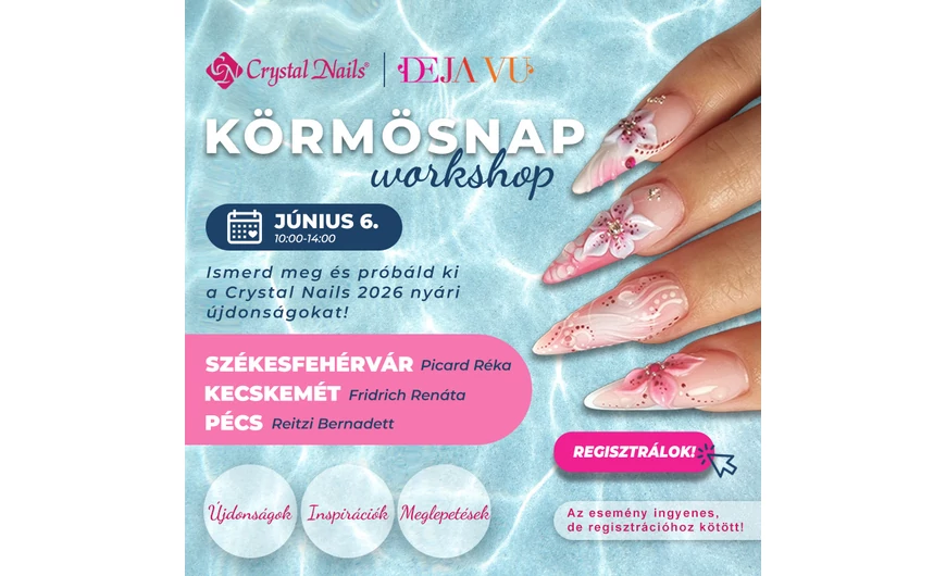 Crystal Nails Körmösnap programváltozás!