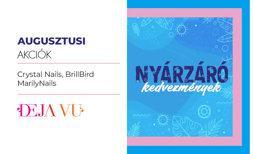 Augusztus havi kedvezményes ajánlataink! 