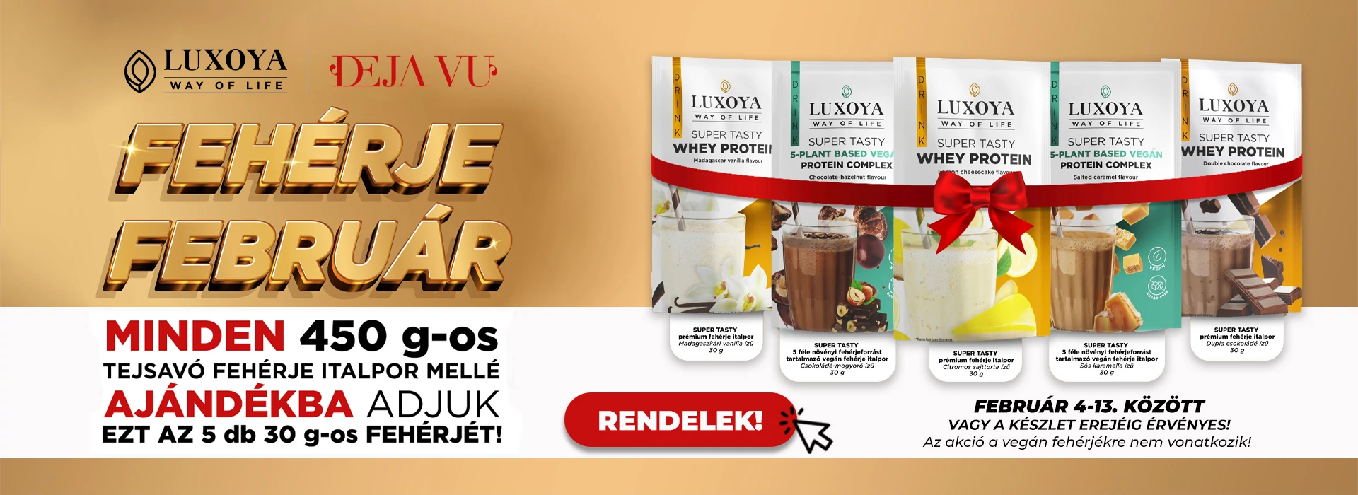 Luxoya Fehérje Február