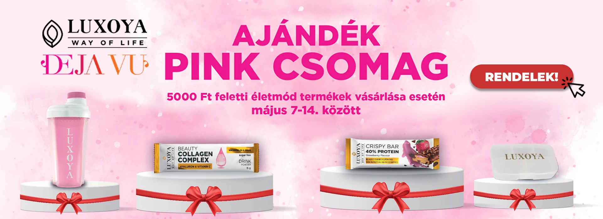 Luxoya pink ajándékcsomag 05.07-05.14.